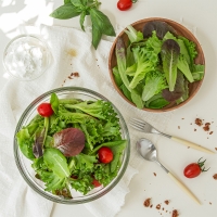 영리프 어린잎 상추 믹스 채소 쌈채소 샐러드용 90g 6팩 (로메인 레드로메인 프릴아이스)