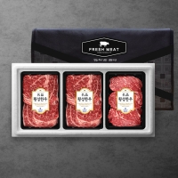 [횡성한우] 암소숙성 1등급 등심혼합 선물세트 [900g-1.6kg] 