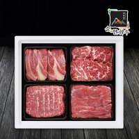 [지리산 순한한우/1등급이상] 알찬혼합세트 [2kg] 