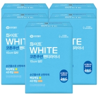 [화이트] 코튼쿠션 일반라이너 [48p]x5팩