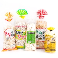 [전통과자] 5종 묶음 (뻥튀기120g+떡뻥140g+한입쌀과자330g+녹차맛강냉이380g+녹차맛마카로니300g/각1봉씩)