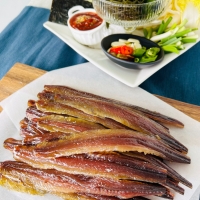 이순신수산  겨울철 별미 포항 구룡포 손질 꽁치 해풍과메기  야채세트  