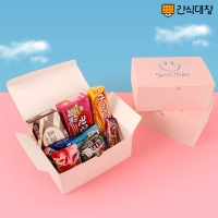 [간식대장] 과자선물세트 핑크스마일박스 9종