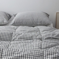 [Guy Laroche] 파스텔 선염체크 코튼 이불