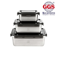 GGS NEW 직사각 푸드 컨테이너 4pcs (2종세트)