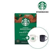 [스타벅스] 원두커피믹스 미디엄 로스트 아메리카노 (10T) + 스타벅스 머그컵 랜덤증정 (택)