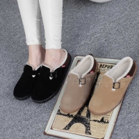 [개성시대] 국내산 남성 2cm 가죽 슬리퍼 데일리