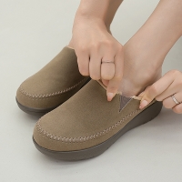 (국내제작) 말랑푹신 속굽 키높이 발편한 통굽 슬리퍼5cm
