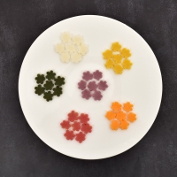 국산쌀 100% 레인보우 오색 꽃 떡국떡 설날 떡국 플라워 떡국떡 명절선물 500g 1kg