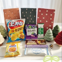 [신한카드 할인]크리스마스 종합간식 8종 과자선물 단체간식,어린이집간식