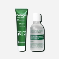 [특별할인] 린제이 콜라겐 리프팅 랩핑 마스크 결광팩+린제이 피지연화제 세범