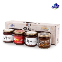 [영월농협] 동강마루 장맛장류 4종세트 (벌꿀고추장280g,보리고추장280g,황태볶음고추장280g,영월콩된장250g)