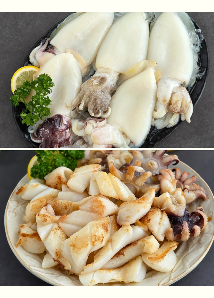 완벽손질 두툼 신선 갑오징어 개별진공 3미 800g(내외)