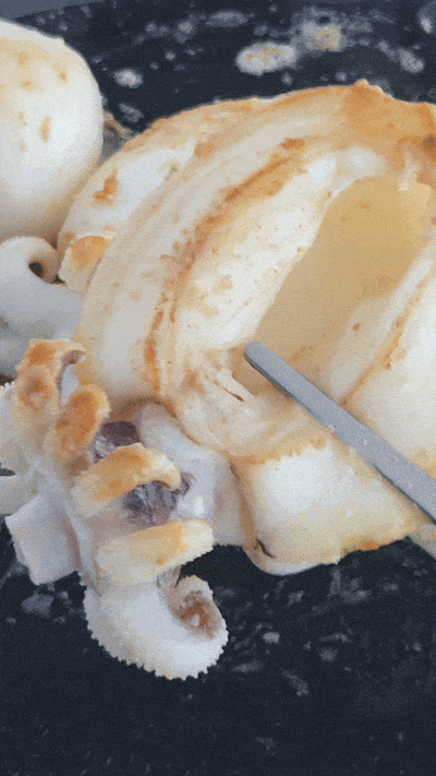 완벽손질 두툼 신선 갑오징어 개별진공 3미 800g(내외)